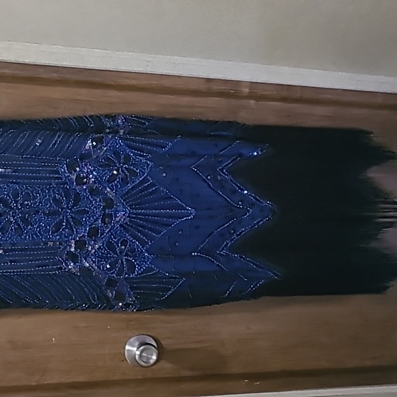 Beautiful Beaded Flapper Dress (XL) - Picture 4 of 8